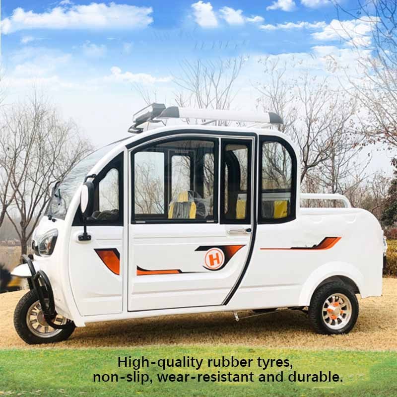 Pickup Truck Camper High Quality Taxi Electric Tricycle 3 Wheel Electric Tricycle For Passenger