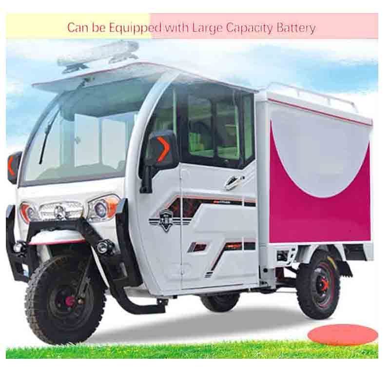 wholesale electric tricycle enclosed tricycle electric van cargo tricycle electric bike with closed cabin