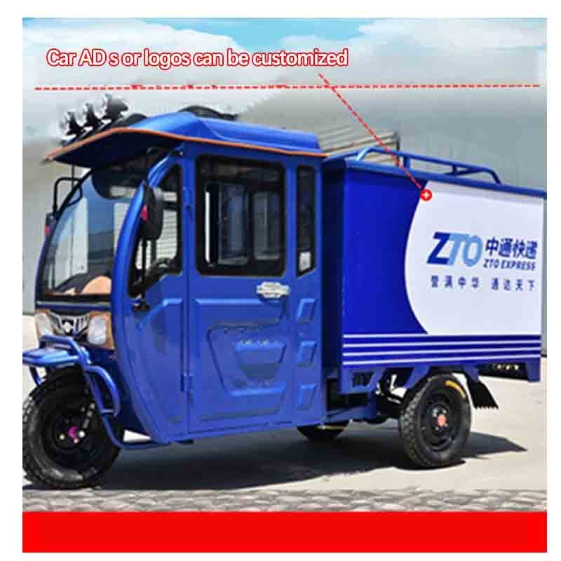 wholesale electric tricycle enclosed tricycle electric van cargo tricycle electric bike with closed cabin