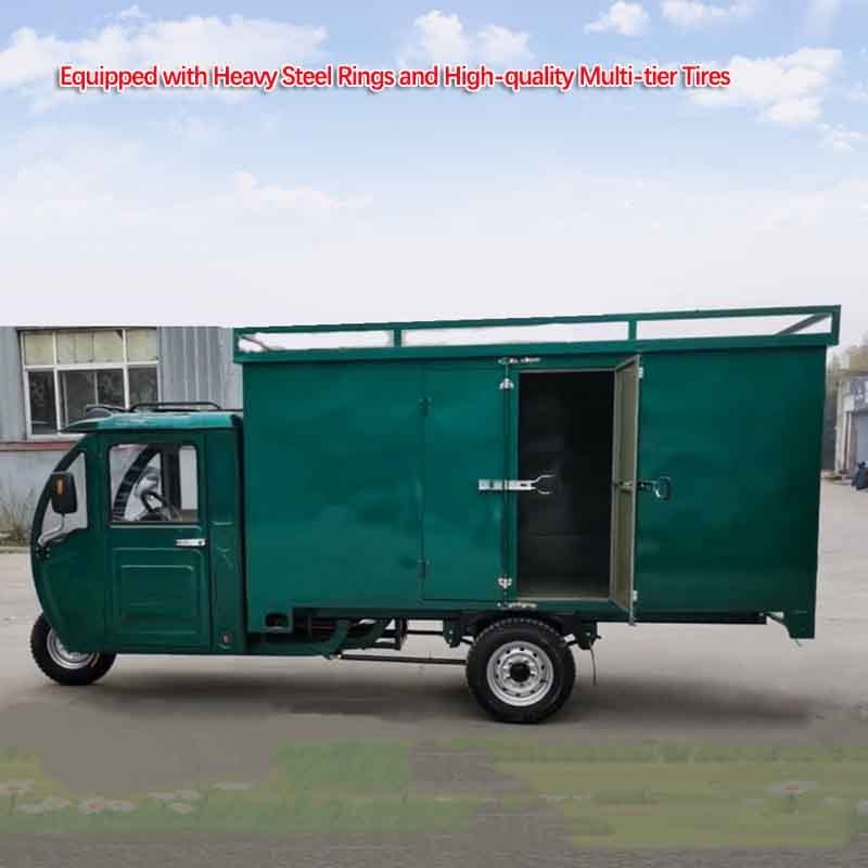 factory supply electric tricycles 3 wheel cargo enclosed  van cargo tricycle cargo box tricycle