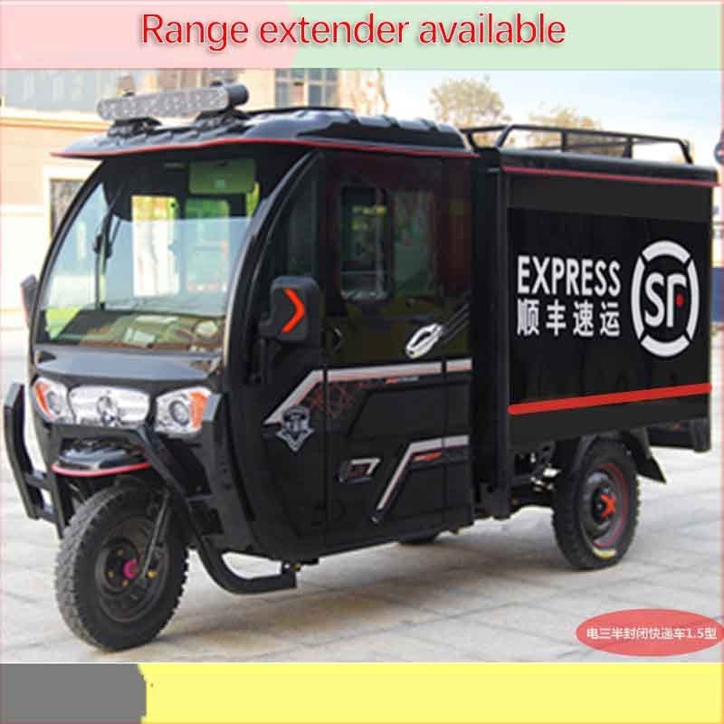 wholesale electric tricycle enclosed tricycle electric van cargo tricycle electric bike with closed cabin