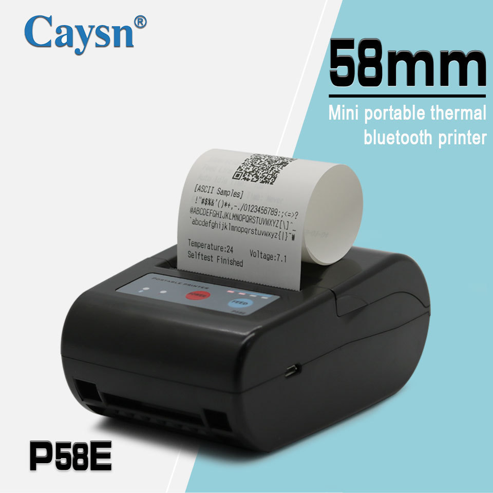 2inch mini portable thermal printer android wireless bluetooth printer