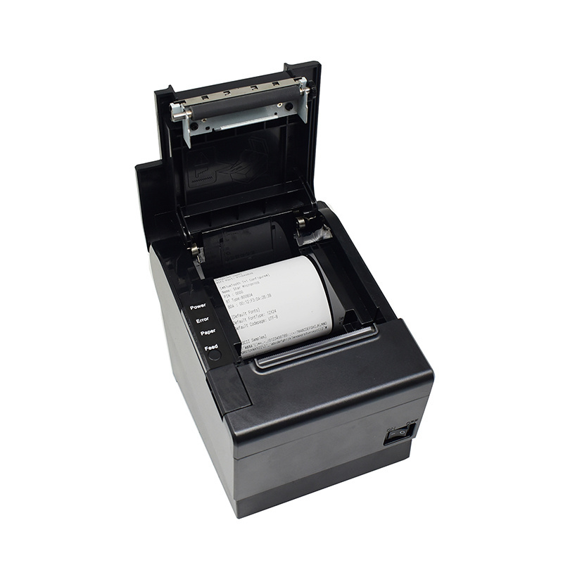 80mm thermal POS receipt printer with high speed and auto cutter provide pos 80 printer thermal driver