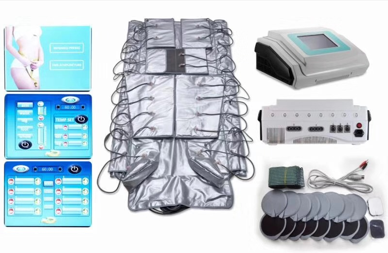 3 in 1 Pressotherapy Machine Lymph Lymphatic Drainage Suit Equipment  Slimming Fat Infrared Machine