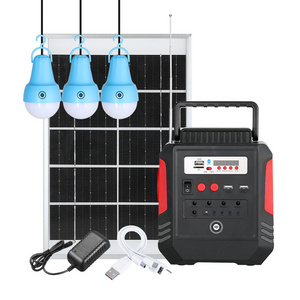 DP portable solar lighting system emergency power backup kits camping light solar power kit home lighting solar kits