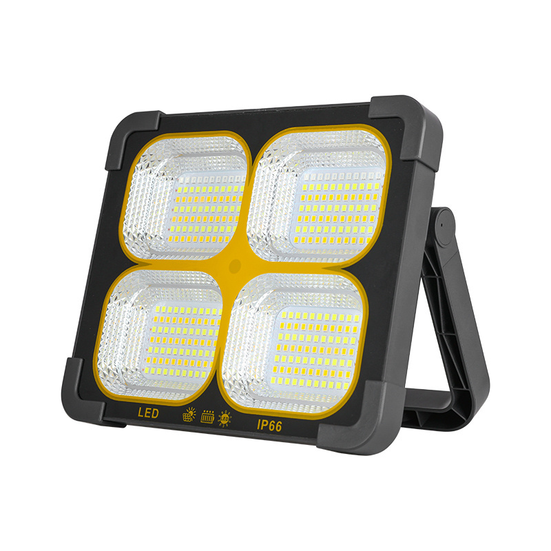 12000lm IP66 Outdoor Camping Light Waterproof All In One Portable Led Solar Flood Light With Power Charging