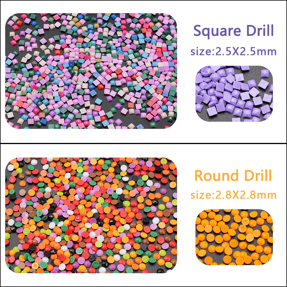 5d Diy Diamond Painting Kits Full Drill Square Beads Embroidery Custom Size Sunset Beach Love Handwork Wall Art