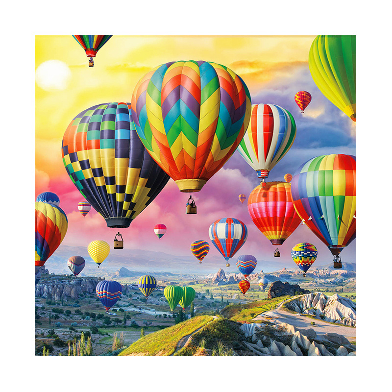 Direct Selling 5d Diamond Painting Hot Air Balloon Diy Round Square All Diamond Embroidery Indoor Home Wall Decoration