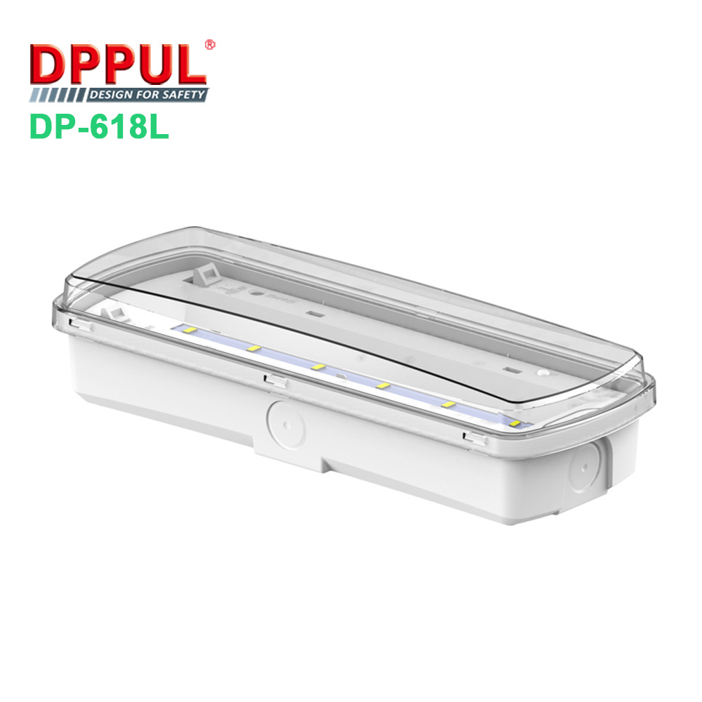 Lithium batteryRechargeable Small IP65 Plastic Waterproof Emergency Lamp Bulkhead Emergency Light