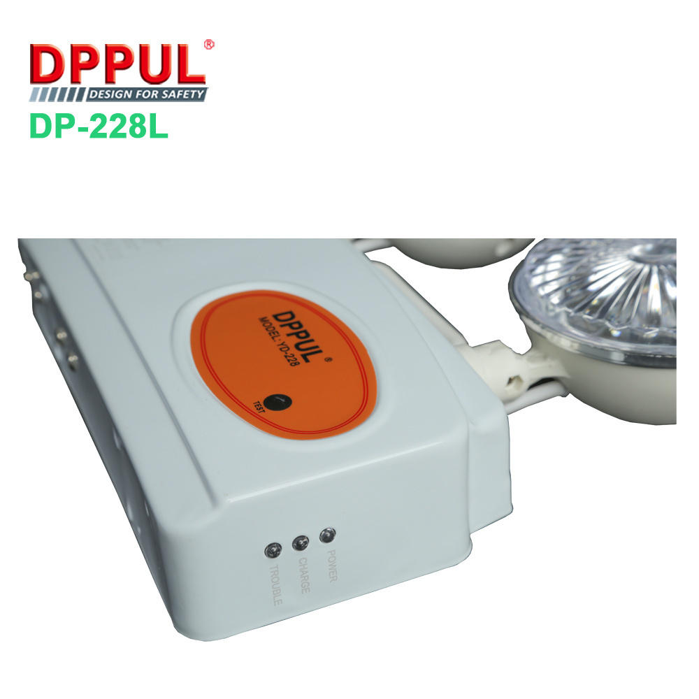 2021 New Wholesale portable rechargeable battery work emergency twin spot light DP228