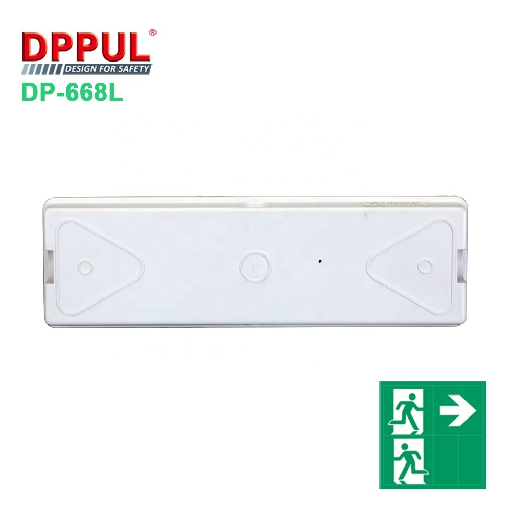 IP65 protection 3 hours duration Luminaires LED rechargeable bulkhead emergency light