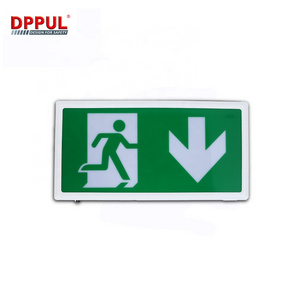 Wholesale custom1.5ah Ni-Cd Batteries IP 20 Rechargeable box exit sign led emergency light