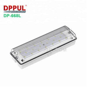 Hot Sale Dppul High Quality  Emergency Light Professional Class 1 Protection Emergency Bulkhead Led Emergency Exit Light