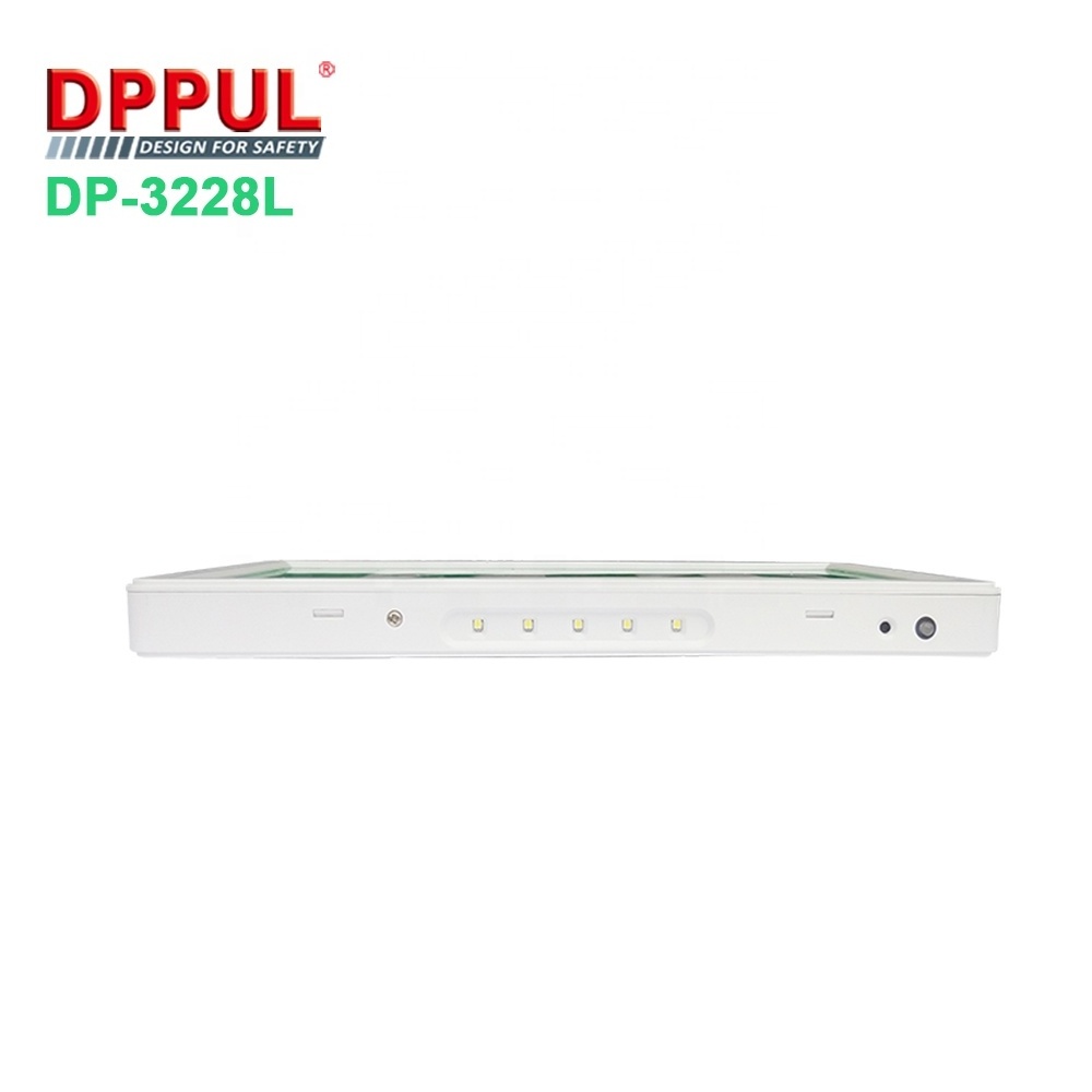 Custom Ultra-thin flat escape indicator IP20 illumination LED emergency light edge lit exit sign