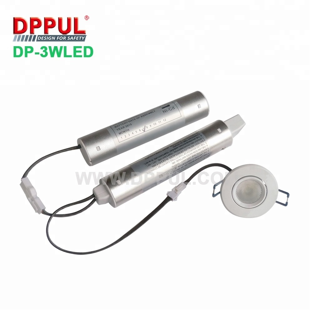 Dppul 3W Battery Operated Recessed Led Emergency Downlight