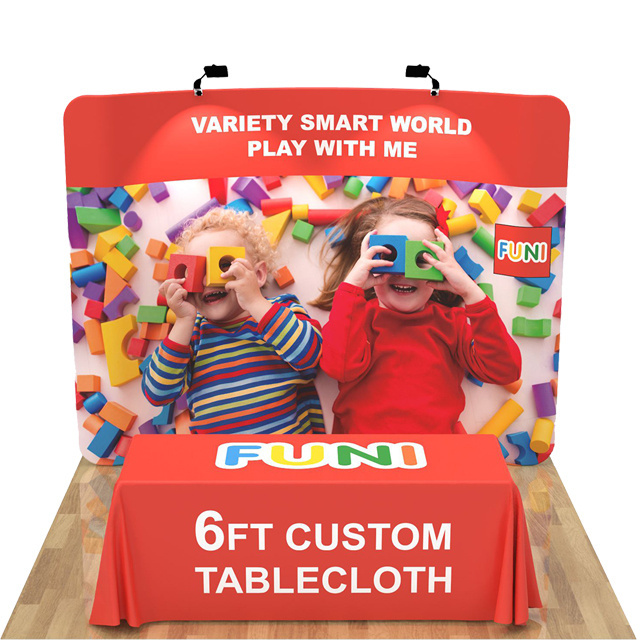 Portable Backdrop Display Wholesale Modular Trade Show Tension Fabric  Promotion Advertising Exhibition Booth