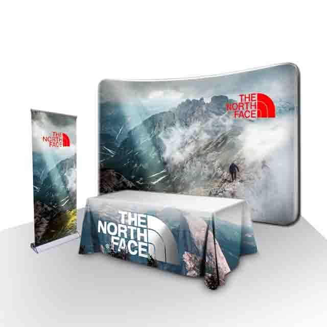 Portable Backdrop Display Wholesale Modular Trade Show Tension Fabric  Promotion Advertising Exhibition Booth