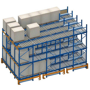 OEM ODM  Gravity Roller Conveyor / Pallet Roller Conveyor for Gravity Pallet Racking