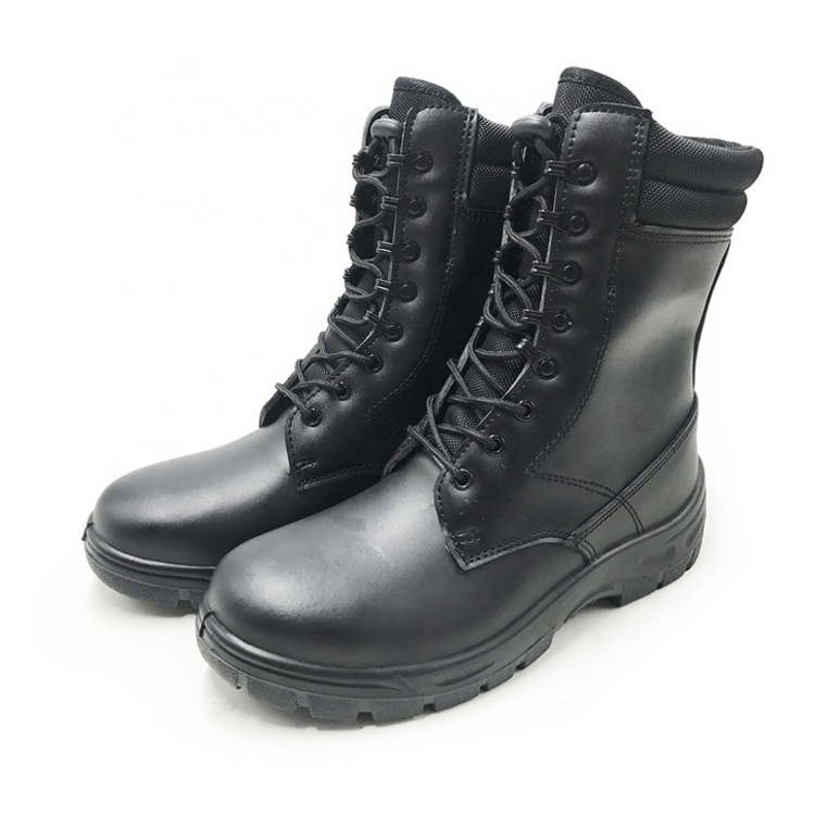 Public security and procurator's genuine leather Tactical Steel Toe Safety Boots