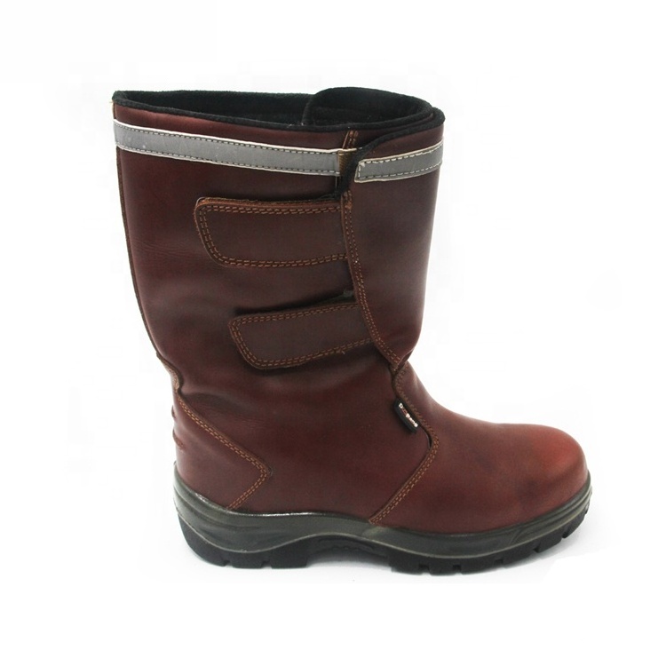 water proof winter farmer boots with wool lining safety boots oil resistant work boots for petroleum industry