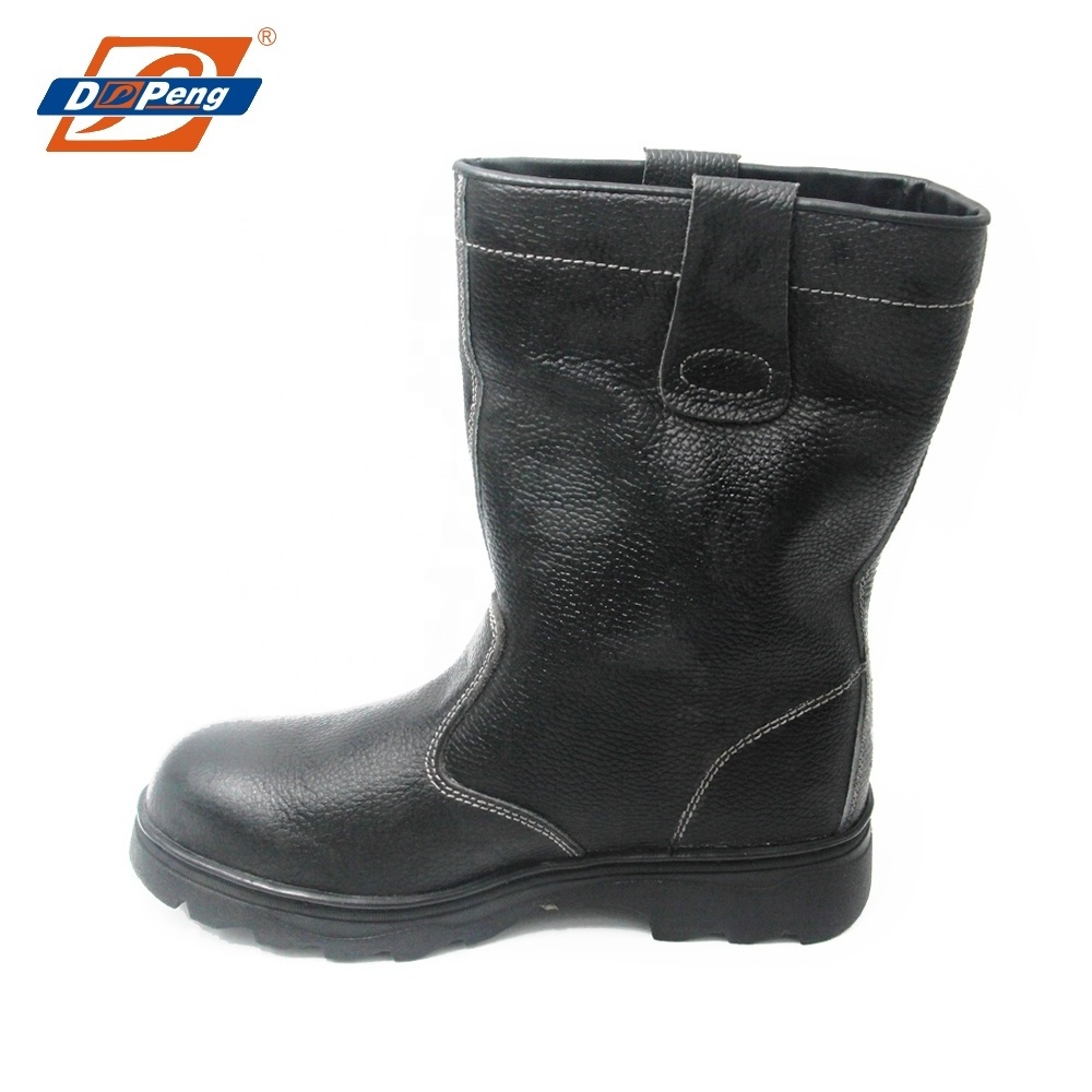 High top anti smashing and anti piercing acid resistant oil boots industrial and agricultural safety shoes