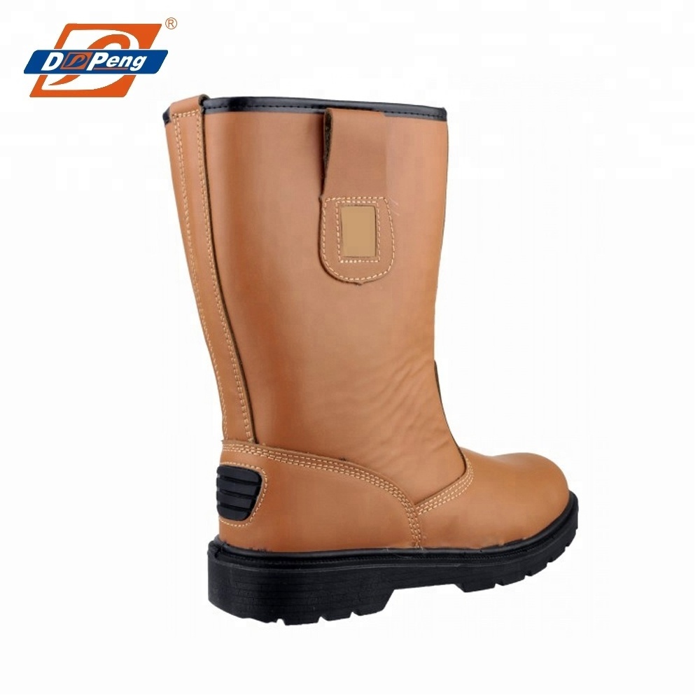 heavy duty asphalt paving S3 safety shoes port wharf operation workers non slip waterproof safety boots with steel toe