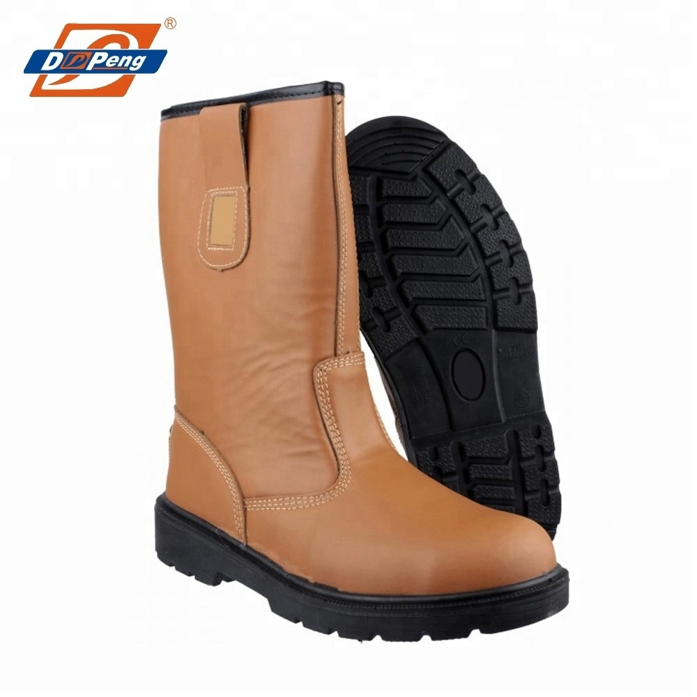 heavy duty asphalt paving S3 safety shoes port wharf operation workers non slip waterproof safety boots with steel toe