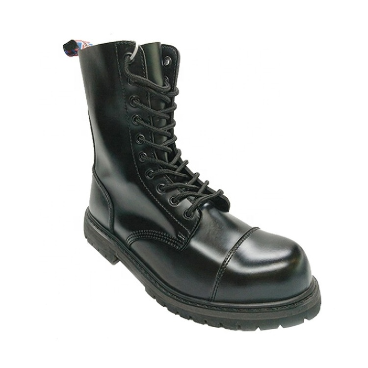 Goodyear genuine leather riding black knight composite toe safety boots labor protection work boots