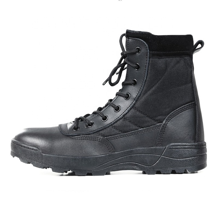 Cheap 8 inch side zip Wholesale American Style Leather Men Desert Tactical Boot Work Boots