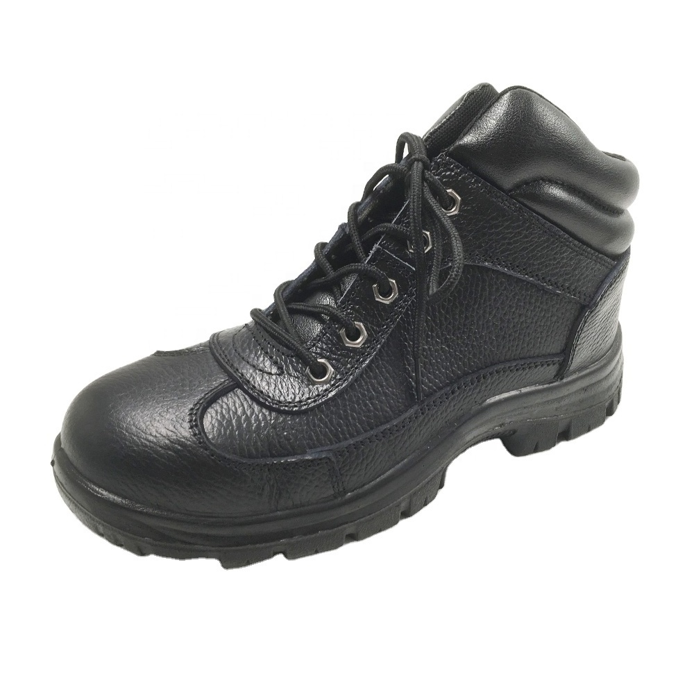 sexy leather slip resistant mining S3 steel toe work safety boots men for welder and construction