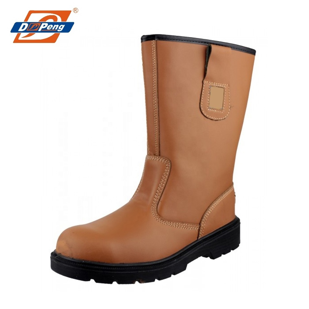 heavy duty asphalt paving S3 safety shoes port wharf operation workers non slip waterproof safety boots with steel toe