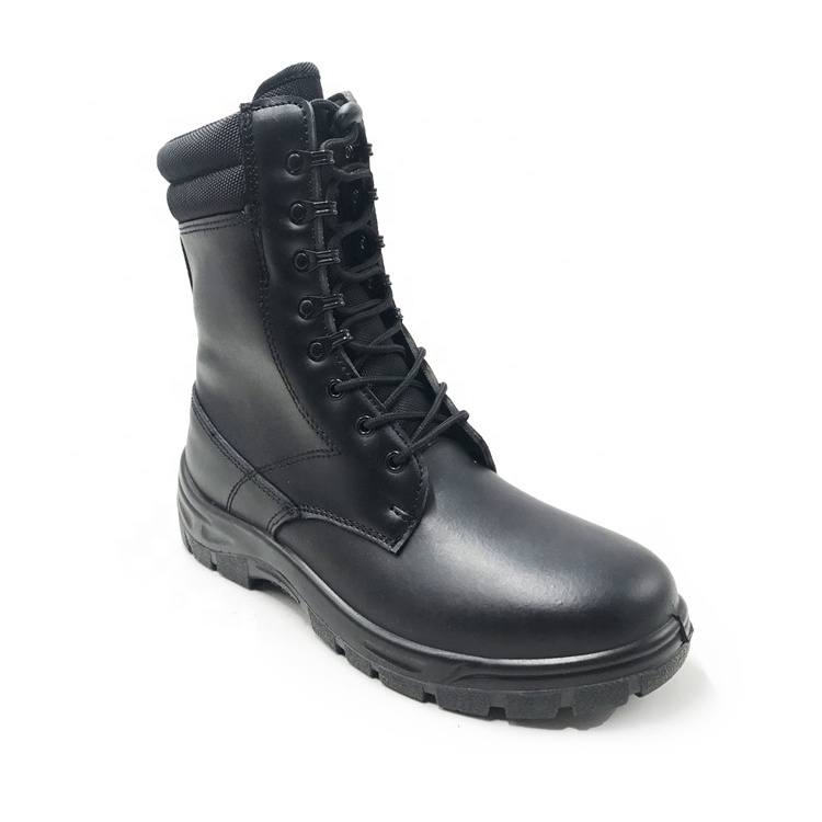 Public security and procurator's genuine leather Tactical Steel Toe Safety Boots