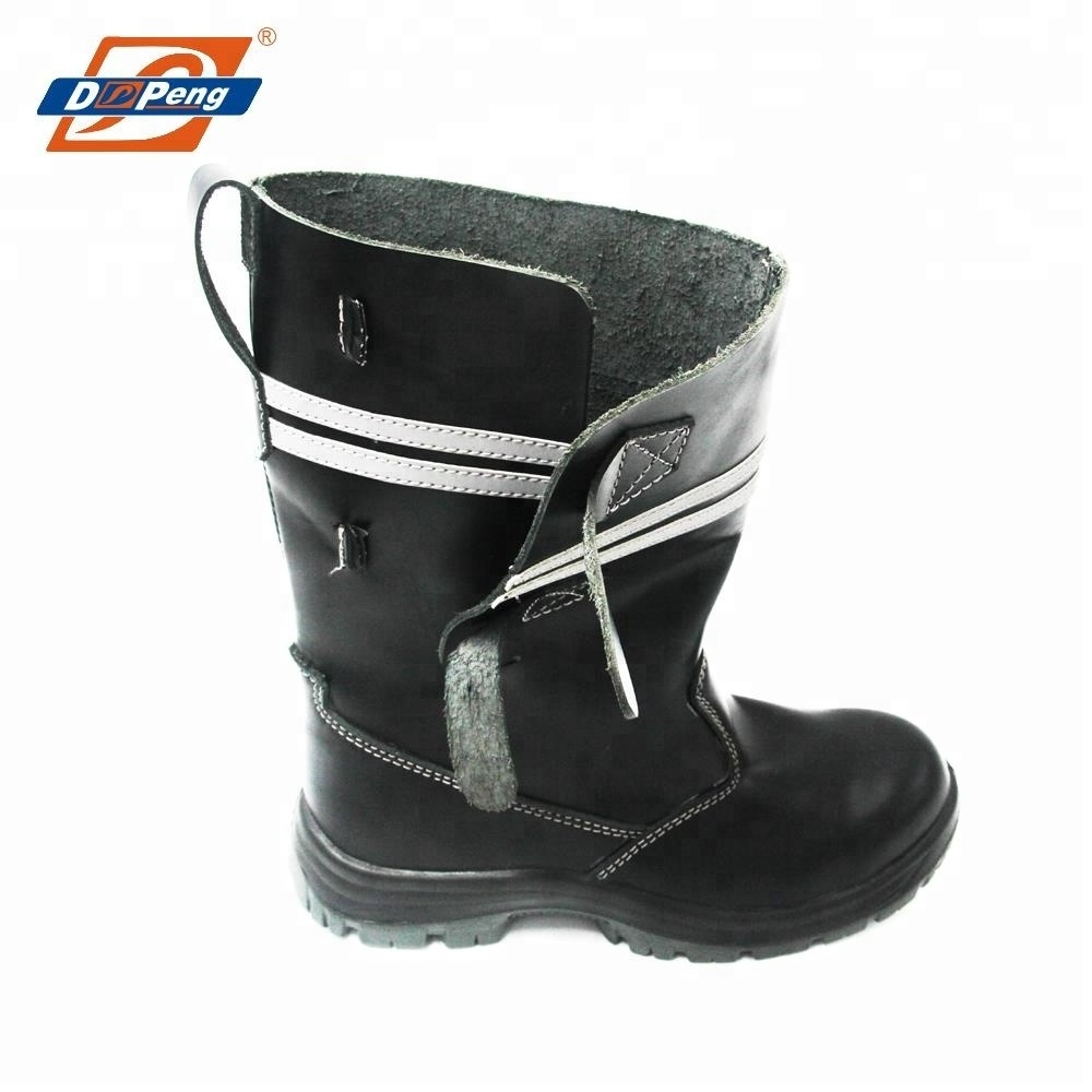 high cut farmer labour work boots oil acid resistant oil and gas filed industry safety shoes