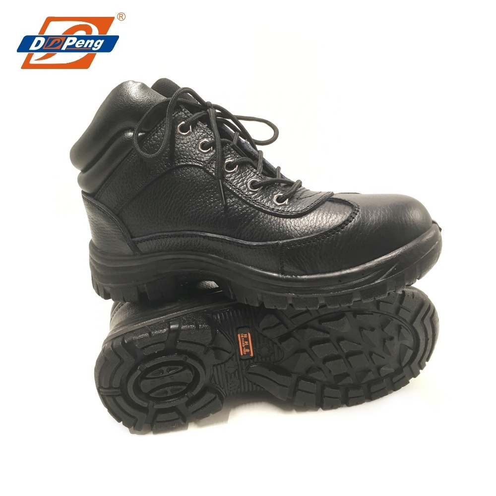 sexy leather slip resistant mining S3 steel toe work safety boots men for welder and construction