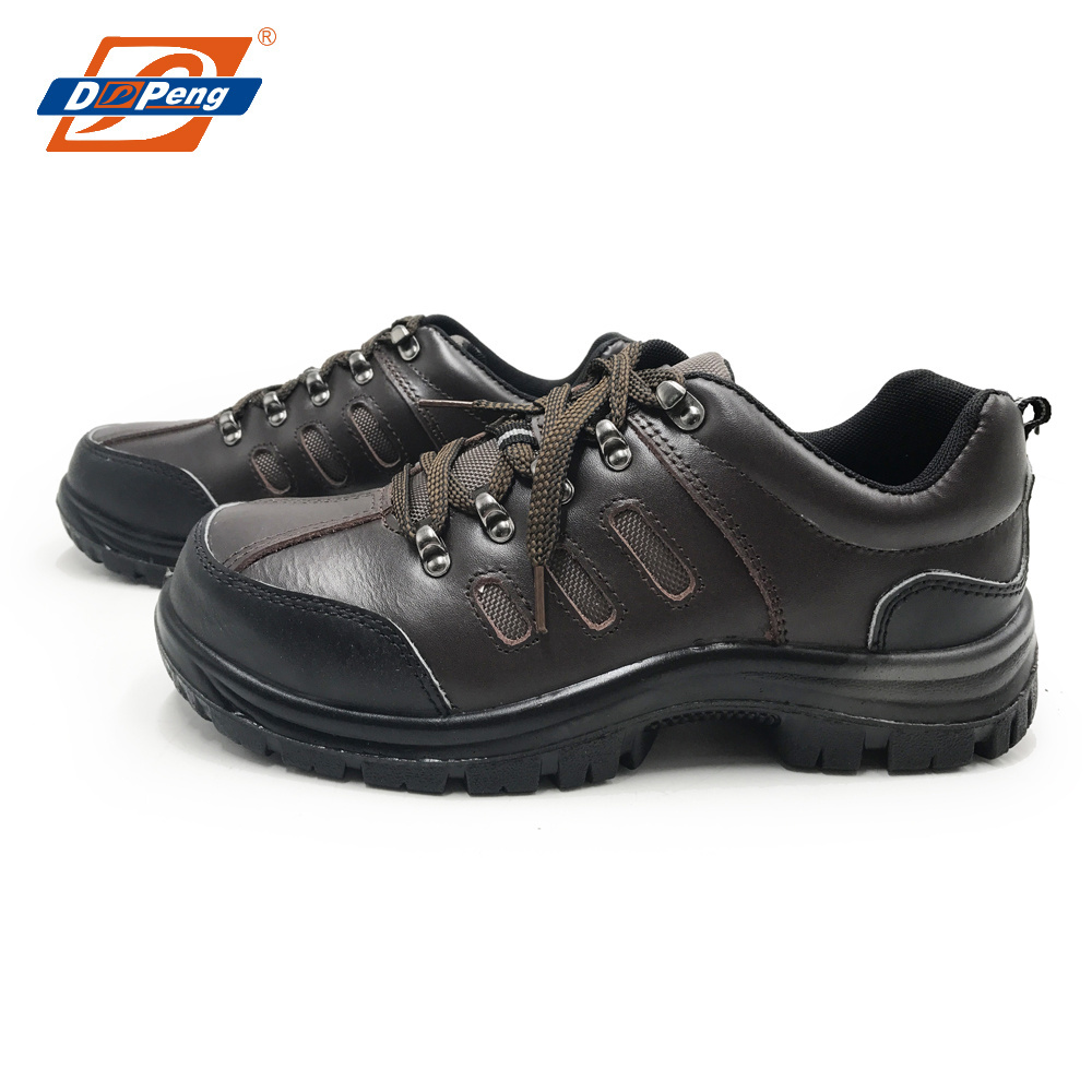 Euro mens work shoe with carbon composite toe cap protective lace-up woodland safety shoes brand