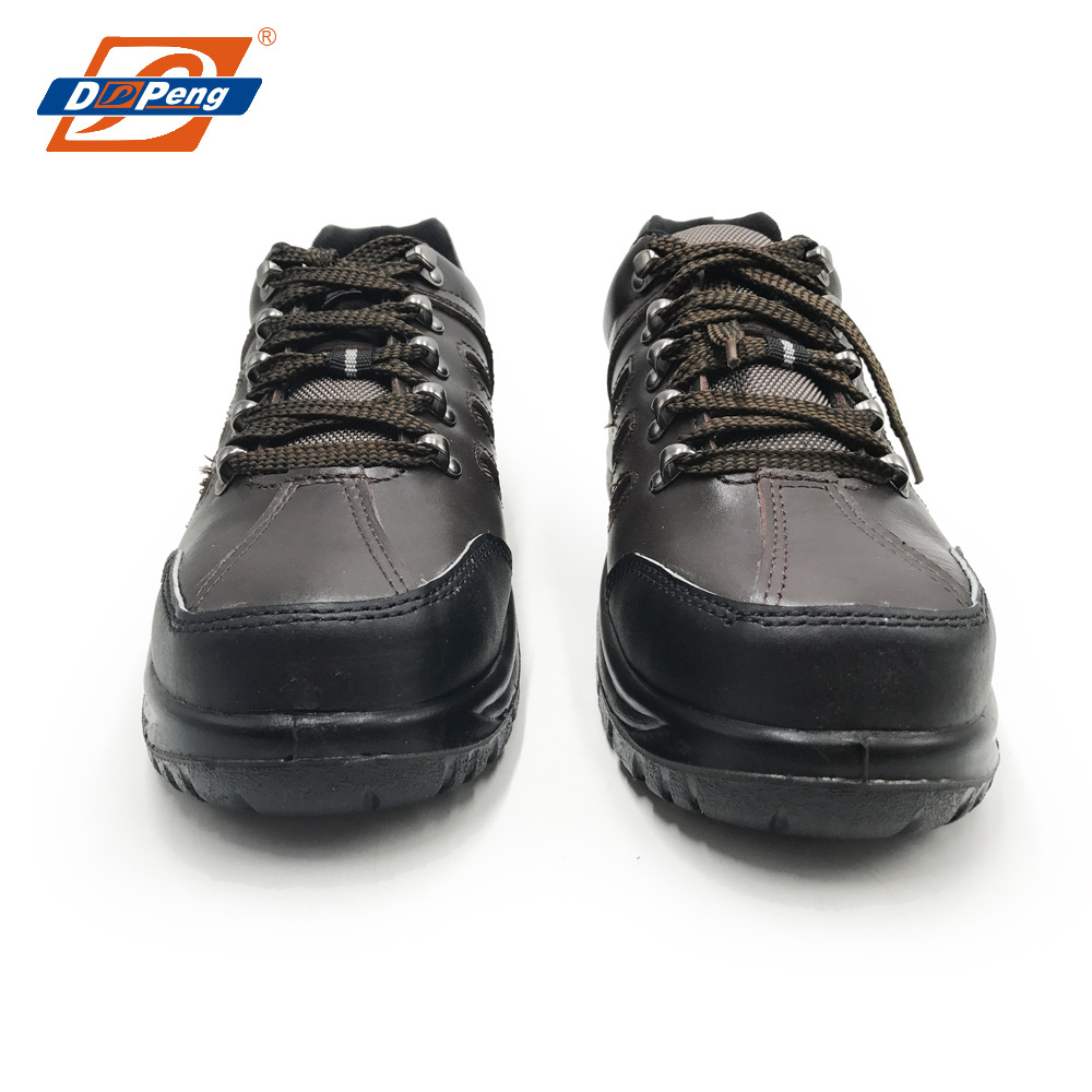 Euro mens work shoe with carbon composite toe cap protective lace-up woodland safety shoes brand