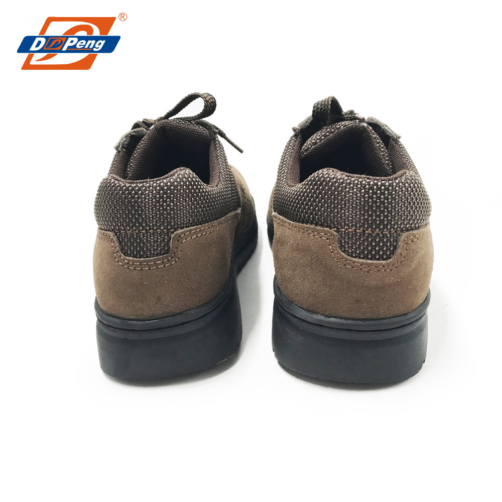 DP brand air hole low cut safety shoes steel toe sports light weight protective mens working shoes