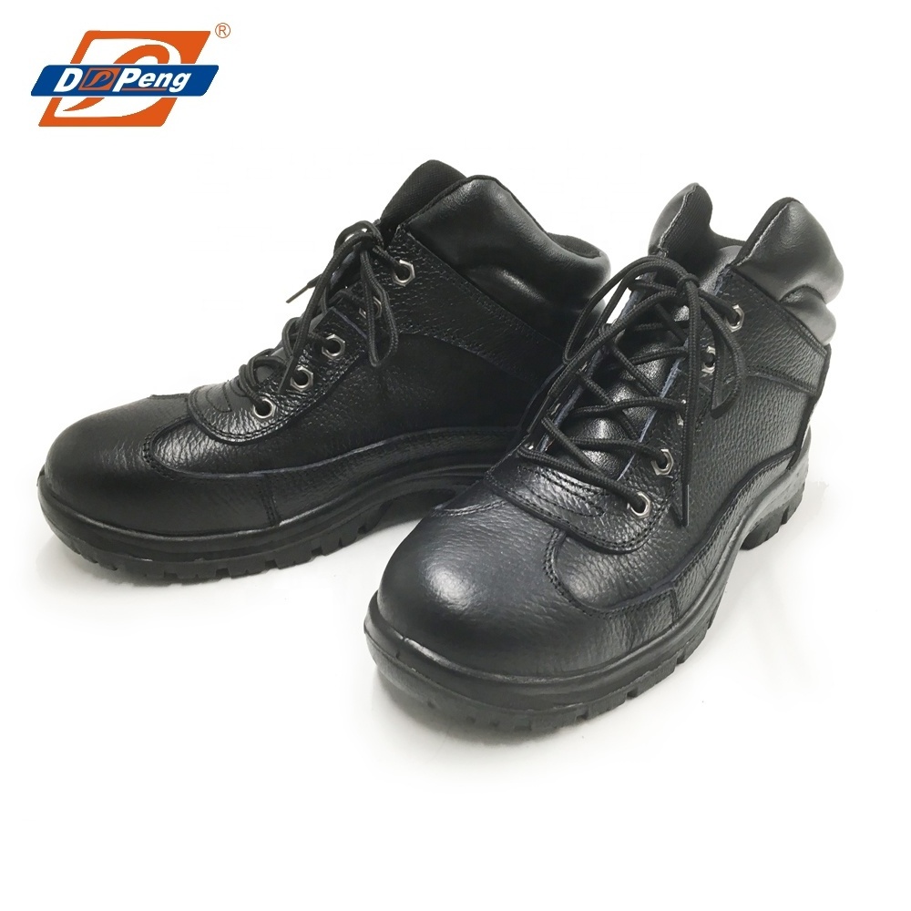 sexy leather slip resistant mining S3 steel toe work safety boots men for welder and construction