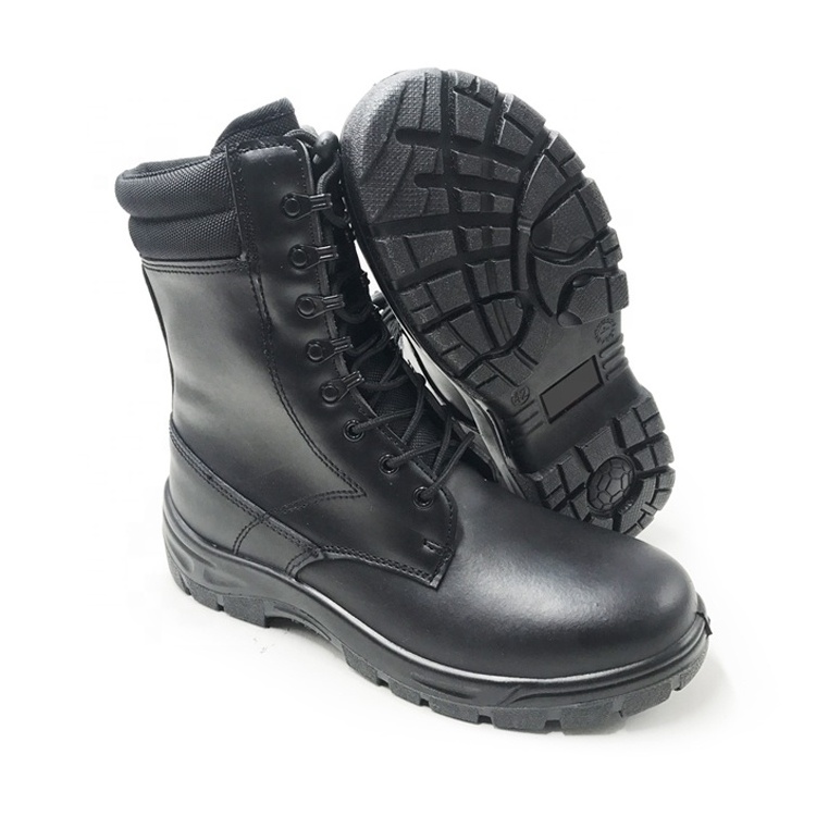 Public security and procurator's genuine leather Tactical Steel Toe Safety Boots