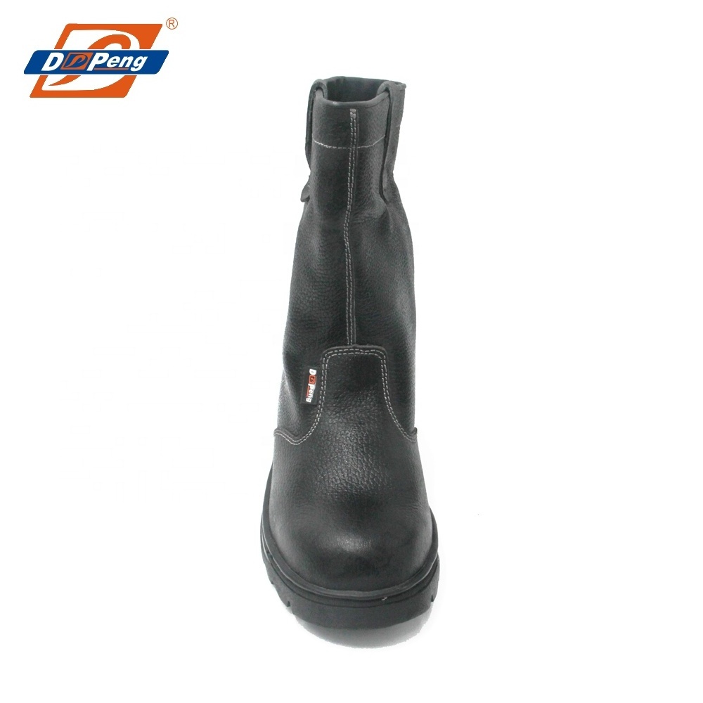 High top anti smashing and anti piercing acid resistant oil boots industrial and agricultural safety shoes