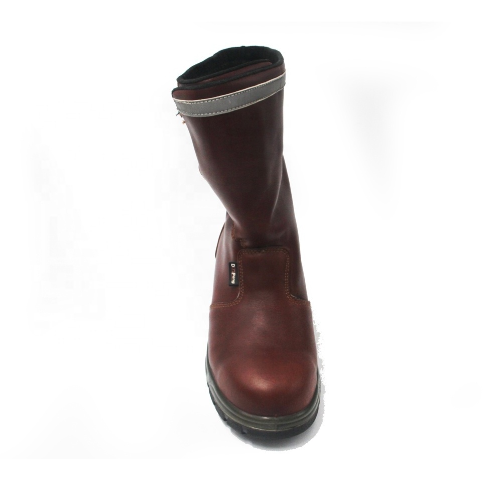 water proof winter farmer boots with wool lining safety boots oil resistant work boots for petroleum industry