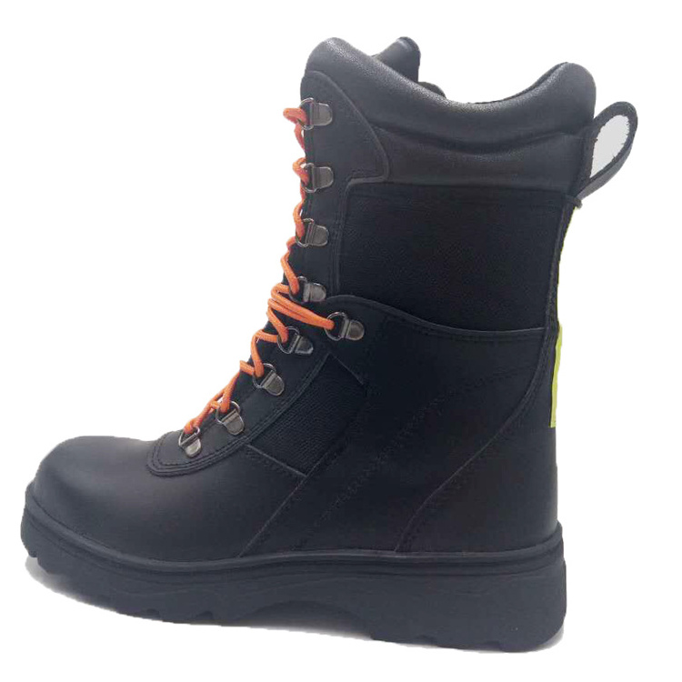 Top Selling High Quality Breathable Saudi Arabia Security Boots Water and Fire Proof Fireman Safety Boots