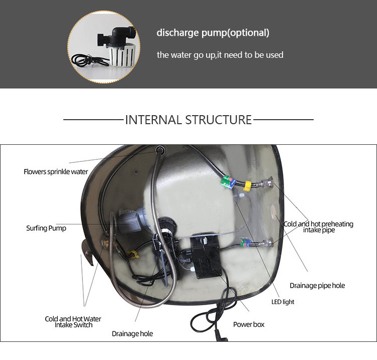 Wholesale Ceramic Pedicure Nail Shop Massage Foot Sink Pedicure Bowl Portable For Pedicure Chair Beauty Salon Foot Spa