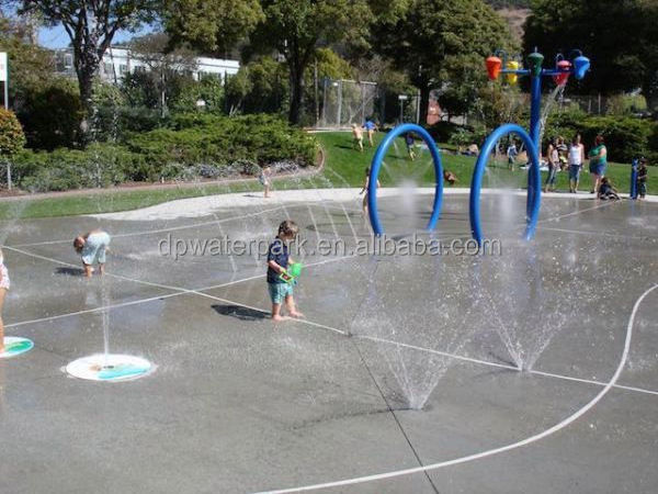 Outdoor playground equipment aqua spray park sprinkler water fountains for sale DP-WFC25