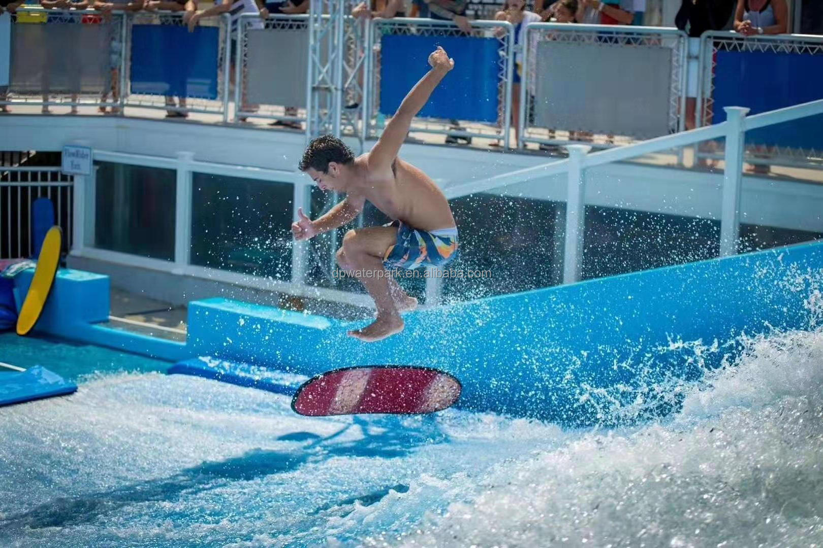 Water theme park ocean style double surf simulator sheet wave flowrider for sale