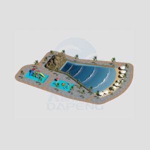 Outdoor Promotion Tsunami Artificial Wave Maker Swimming Pool System Machine for Water Park