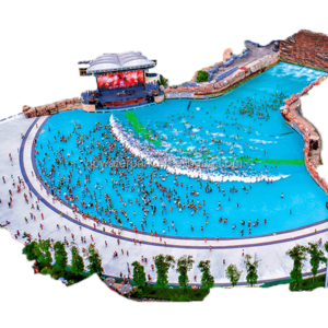 Hot-sale surf wave pool machine artificial tsunami wave style swimming pool equipment for water park