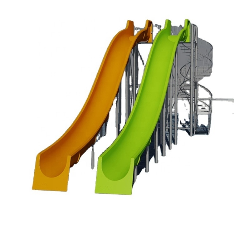 Good sale summer commercial fiberglass water slide for kids and adults