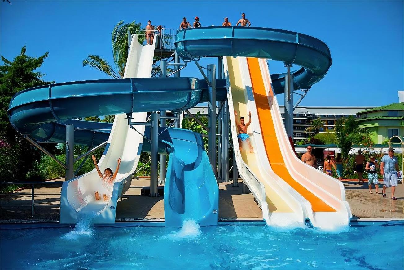 Outdoor Amusement Park Ride Tube Water Fiberglass Slide Tubes Parts