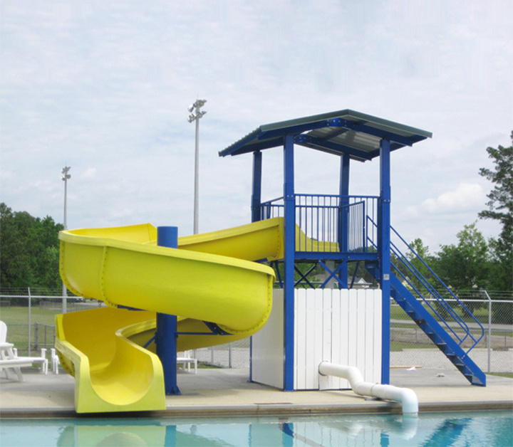 Tobogan privado de la piscina de la fibra de vidrio del equipo comercial del parque acuatico para los ninos y los adultos